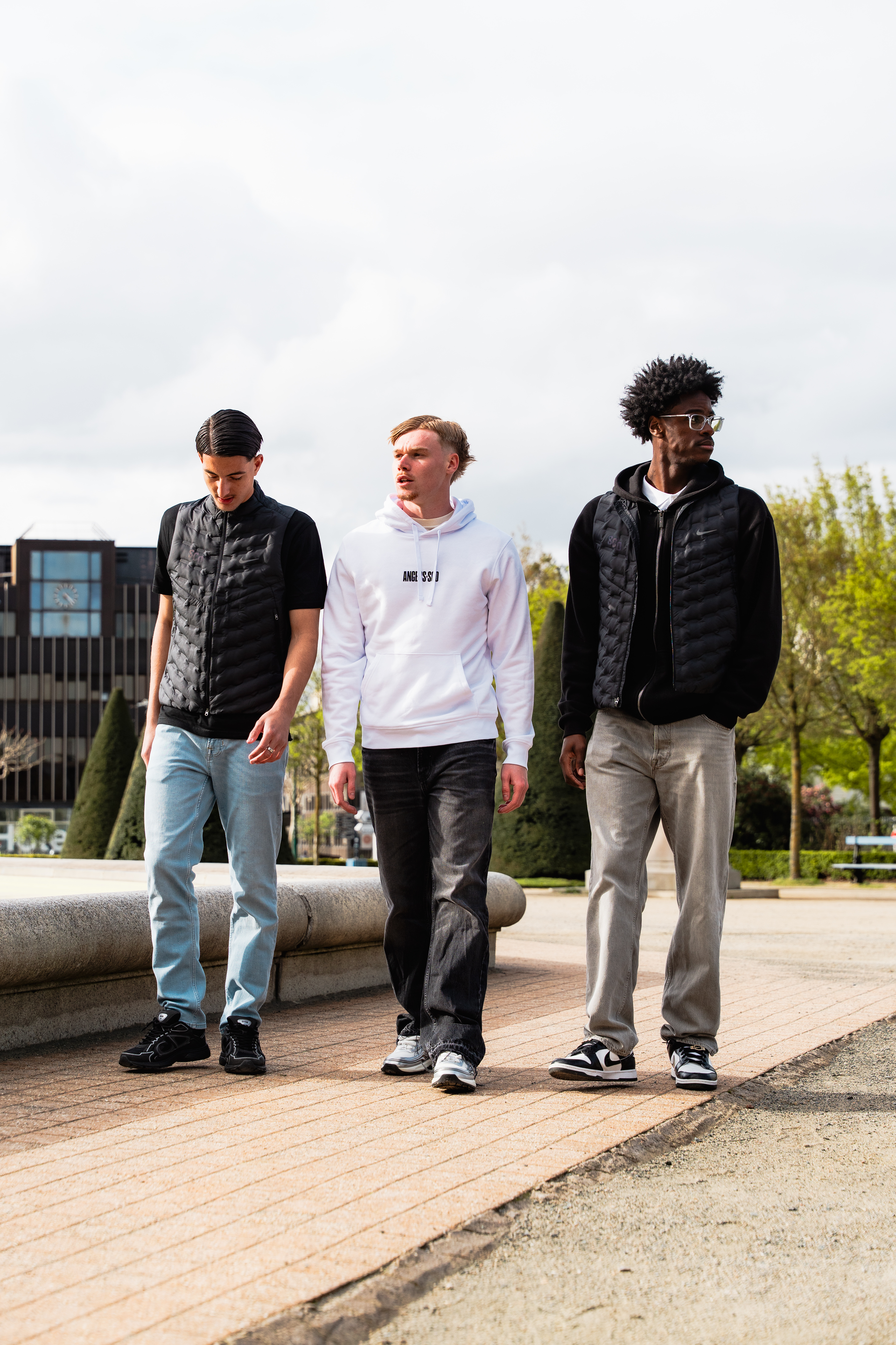 WHITE AD ANGERS SCO HOODIE