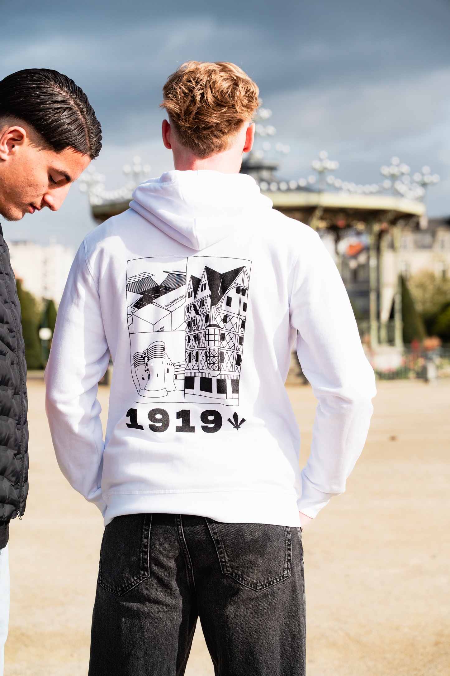 HOODIE BLANC AD ANGERS SCO